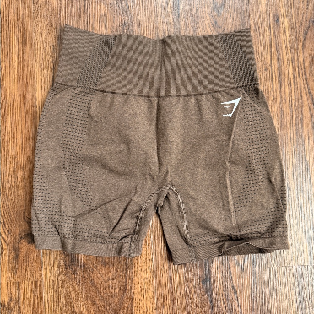 Gymshark Vital Seamless 2.0 High-Waist Espresso Marl Shorts